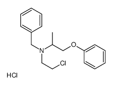 (S)-Phenoxybenzamine Hydrochloride结构式