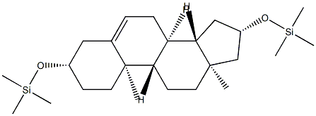 3β,16β-Bis(trimethylsilyloxy)androst-5-ene structure