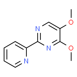 4,5-Dimethoxy-2-(2-pyridinyl)pyrimidine结构式