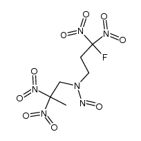 2,2,7,7-Tetranitro-4-nitroso-7-fluoro-4-azaheptan结构式