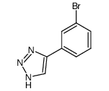 4-(3-bromophenyl)-1H-1,2,3-triazole Structure