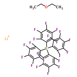 LITHIUM TETRAKIS(PENTAFLUOROPHENYL)- Structure