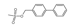 biphenyl-4-ylmethyl methanesulfonate结构式