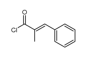 (E)-2-Methyl-3-phenylpropenoyl chloride结构式