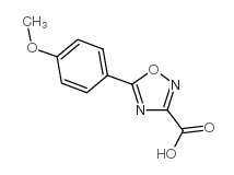 5-(4-methoxyphenyl)-1,2,4-oxadiazole-3-carboxylic acid Structure