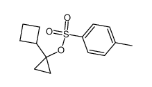 1-cyclobutyl-1-(p-tolylsulfonyloxy)cyclopropane Structure