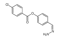 (4-methanehydrazonoylphenyl) 4-chlorobenzoate结构式