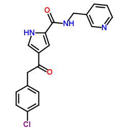 4-[(4-Chlorophenyl)acetyl]-N-(3-pyridinylmethyl)-1H-pyrrole-2-carboxamide Structure