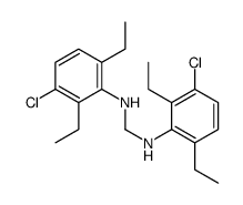 N,N'-bis(3-chloro-2,6-diethylphenyl)methanediamine Structure