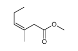 3-Methyl-3-hexenoic acid methyl ester Structure