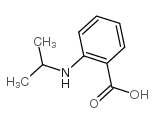 2-(propan-2-ylamino)benzoic acid Structure