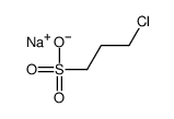 3-Chloro-1-propanesulfonic acid sodium salt Structure