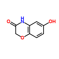 6-Hydroxy-2H-1,4-benzoxazin-3(4H)-one structure