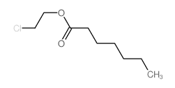 2-chloroethyl heptanoate结构式