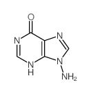 9-amino-3H-purin-6-one Structure