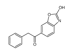 6-(2-phenylacetyl)-3H-1,3-benzoxazol-2-one结构式