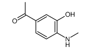 1-[3-hydroxy-4-(methylamino)phenyl]ethanone结构式