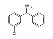 [1-phenyl-1-(3-chlorophenyl)methyl]amine structure