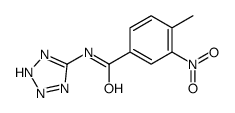 Benzamide, 4-methyl-3-nitro-N-1H-tetrazol-5-yl- (9CI)结构式