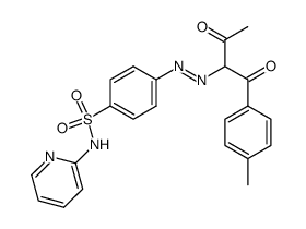 4-{[1-(4-methyl-benzoyl)-2-oxo-propylidene]-hydrazino}-N-pyridin-2-yl-benzenesulfonamide结构式