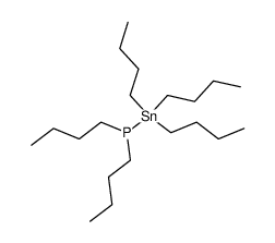 Tributylstannyl-dibutyl-phosphin Structure