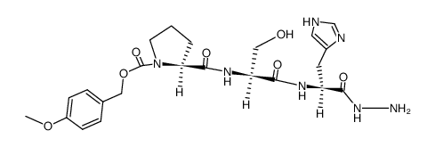 Z(OMe)-Pro-Ser-His-NHNH2结构式