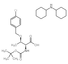 BOC-THREONINE-(P-CHLORO-BZL)-OH DCHA structure