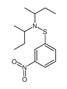 N-butan-2-yl-N-(3-nitrophenyl)sulfanylbutan-2-amine结构式