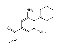 methyl 3,5-diamino-4-piperidin-1-ylbenzoate结构式