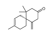 (6R)-5,5,9-trimethyl-1-methylidenespiro[5.5]undec-9-en-3-one Structure