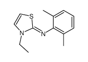 N-(2,6-dimethylphenyl)-3-ethyl-1,3-thiazol-2-imine结构式