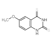 6-methoxy-1H-quinazoline-2,4-dithione Structure