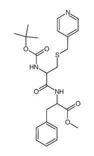 Boc-Cys(-S-4-Pic)-Phe-OMe结构式