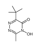 6-tert-butyl-4-hydroxy-3-methyl-1,2,4-triazin-5-one Structure