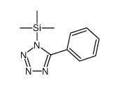 trimethyl-(5-phenyltetrazol-1-yl)silane Structure