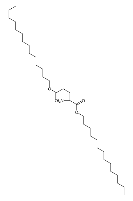 ditetradecyl (2S)-2-aminopentanedioate结构式