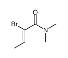 N,N-Dimethyl-2-bromo-2-butenamide structure