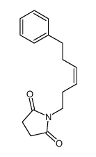 1-N-Succinimid-6-phenyl-3-(Z)-hexen结构式