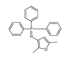 (2,5-dimethylfuran-3-yl)imino-triphenyl-λ5-phosphane Structure