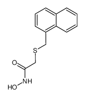 α-Naphthylmethylenthioacetohydroxamsaeure结构式