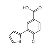 4-chloro-3-thiophen-2-ylbenzoic acid Structure