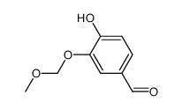 4-hydroxy-3-(methoxymethoxy)benzaldehyde结构式