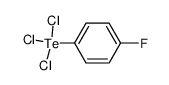 trichloro(4-fluorophenyl)-l4-tellane结构式