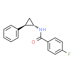 Benzamide, 4-fluoro-N-[(1R,2S)-2-phenylcyclopropyl]-, rel- (9CI) Structure