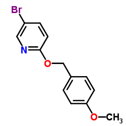 5-Bromo-2-[(4-methoxybenzyl)oxy]pyridine structure