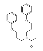 N,N-bis(3-phenoxypropyl)acetamide Structure