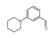 3-哌啶苯甲醛结构式