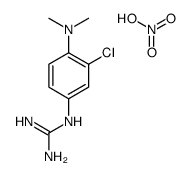 2-[3-chloro-4-(dimethylamino)phenyl]guanidine,nitric acid结构式