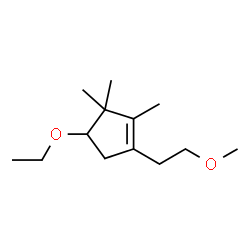 Cyclopentene, 4-ethoxy-1-(2-methoxyethyl)-2,3,3-trimethyl- (9CI) Structure