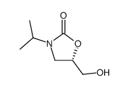 2-Oxazolidinone,5-(hydroxymethyl)-3-(1-methylethyl)-,(5S)-(9CI) structure